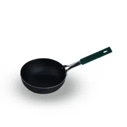 The Indus Valley Black Iron Pre Seasoned Tadka Pan with Silicon Grip (0.43L)-image-48