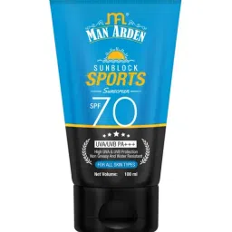 Man Arden Sun Block Sports Sunscreen SPF 70 - 100 ml-33