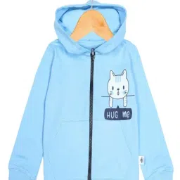 The Mom Store Girls Blue Printed Sweatshirt - Pack Of 3-picture-2