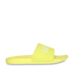 United Colors of Benetton Men's BASIC Yellow Slides-picture-9