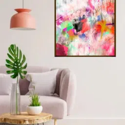 The Art House Abstract Multicolor Canvas Painting-image-18