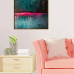 The Art House Abstract Multicolor Canvas Painting-picture-44