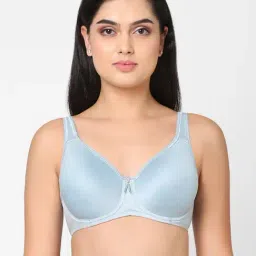 Wacoal Light Blue Full Coverage T-Shirt Bra-34