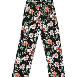 Mode by Red Tape Girls Black Regular Fit Printed Regular Trousers-image-14
