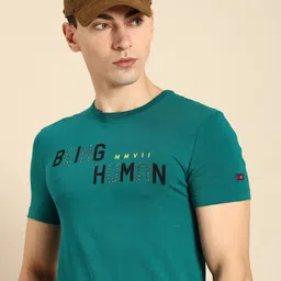 Being Human Men Typography Print With Embellishment T-shirt-image-20