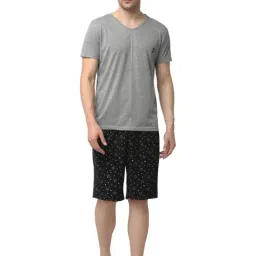 Vimal Jonney Multi Cotton Regular Fit Printed Nightwear Set-image-40