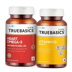 TrueBasics Heart Omega-3 & Vitamin D3 Combo-8