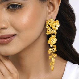 Joker & Witch Bryony Gold Earrings for Women-20