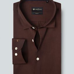 INVICTUS Men Easy Care Brown Formal Shirt-picture-9