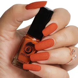 BEROMT Matte Sugar Crush Quick Dry Nail Polish - 8 ml - Orange - BNP620-57