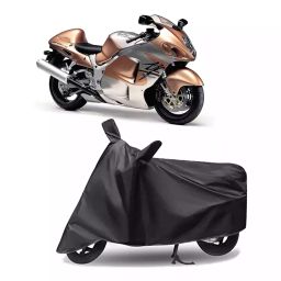 Auto Pearl Polyester Two Wheeler Cover for Suzuki GSX R1300 Hayabusa (Grey)-image-84