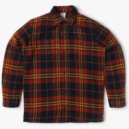 GAP Boys Brown Cotton Plaid Shirt-image-69