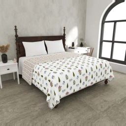 JaipurFabric Pickle Green Cotton 150 GSM Reversible Ac Dohar-18