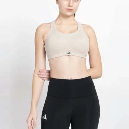 adidas Beige Printed Sports Bra-picture-14