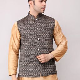 Voniry Embroidered Nehru Jackets-26