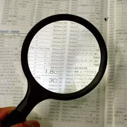 Shinwa Rules Handheld Reading Loupe with Light 2x & 4x Lens Magnification, 75751 image 2