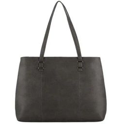 Toteteca Grey Solid Medium Tote Handbag-image-78