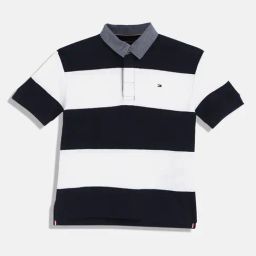 TOMMY HILFIGER Boys Multi Cotton Striped T-Shirt-image-24