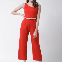 KASSUALLY Red Maxi Jumpsuit-image-43
