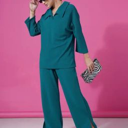SELVIA Teal Maxi Co-Ord Set-picture-17