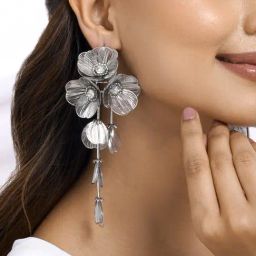 Joker & Witch Amarantha Silver Earrings for Women-image-30