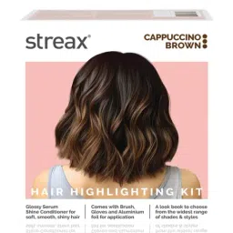 Streax Hair Highlighting Kit - Cappuccino Brown-image-89