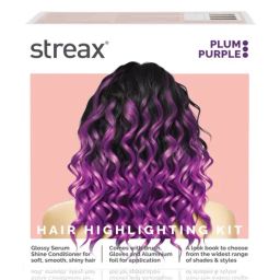 Streax Hair Highlighting Kit - Plum Purple-picture-14
