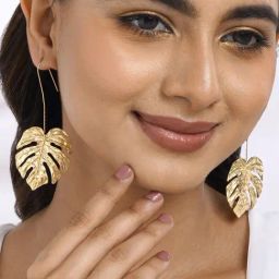Joker & Witch Zahara Gold Earrings for Women-13