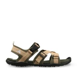 Adidas Men's CREST KICK Green Cross Strap Sandals-image-22