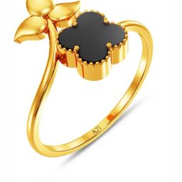 Joyalukkas 22k Rosette Yellow Gold Ring for Women-image-2