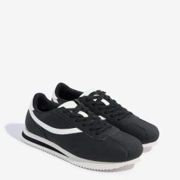 LUNA BLU by Westside Black Lace-Up Sneakers-image-99