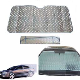 Auto Pearl F169 Dashboard Sun Shade Cover with Suction Cup for Skoda Octavia (Grey)-34