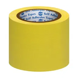 VCR 18 m x 96 mm Waterproof Textile Fibre Yellow Duct Tape, 1 Roll Per Pack-15