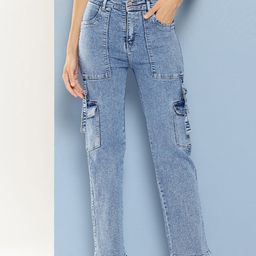 CORSICA Women Low Distress Heavy Fade Jeans-image-70