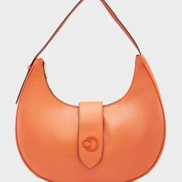 Caprese Rust Celia Faux Leather Hobo Bag-image-23