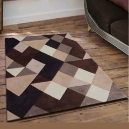 Presto Brown Wool Hand Tufted Carpet-picture-39