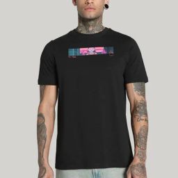 Puma Black Cotton Regular Fit Printed Sports T-Shirt-picture-16