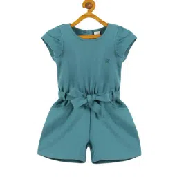 Plum Tree Kids Teal Solid Jumpsuit-image-84