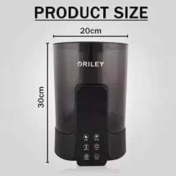 ORILEY Ultrasonic Cool Mist Humidifier With Remote Control and Digital LED Display 5.5 L Capacity 22 W Corded Electric Black, 2113 image 4