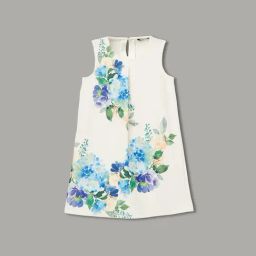 FAME FOREVER Girls White Printed Dress-image-30