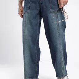 glitchez Men Urban Dope Loose Fit Light Fade Jeans-picture-30