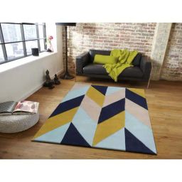 Presto Blue Wool Hand Tufted Carpet-picture-42