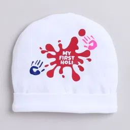 TIPY TIPY TAP Kids Printed Cotton Beanie Cap-image-68