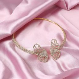 Sohi gold plated designer party necklace for women-image-83