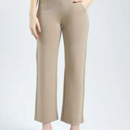 Monte Carlo Beige Regular Fit Jeggings-35