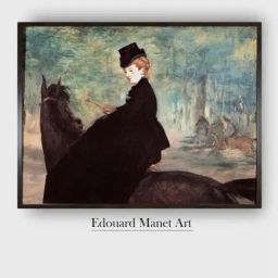 The Art House Black & Green Wooden Framed Canvas Painting Wall Art-image-67