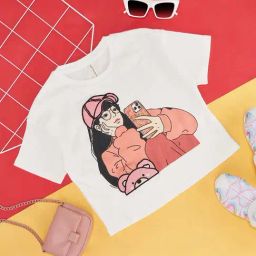 Pantaloons Junior Kids White Printed T-Shirt-picture-43