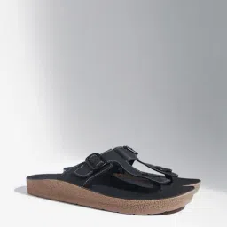 SOLEPLAY by Westside Black Thong-Strap Sandals-image-7