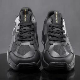 Red Tape Men's Black Running Shoes-76