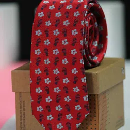 Tossido Men Woven Design Skinny Tie-image-93